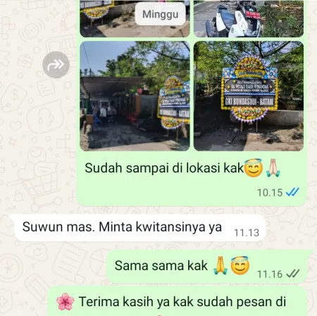 Pengiriman Papan Bunga Duka Kreo