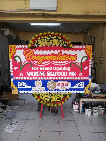 Papan Bunga Ucapan Selamat Kreo